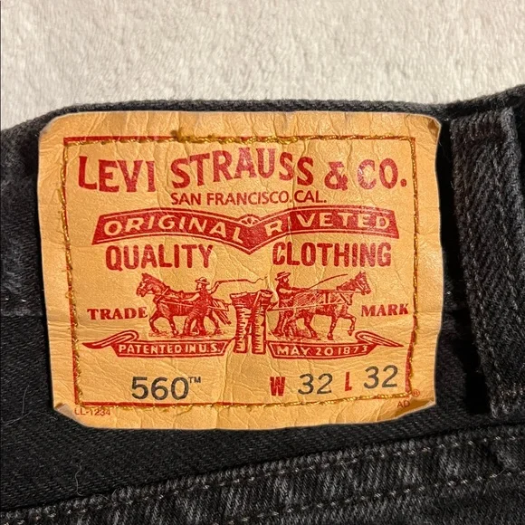 Levi's Men's Black Jeans. 32x32. NWOT - Picture 2 of 6